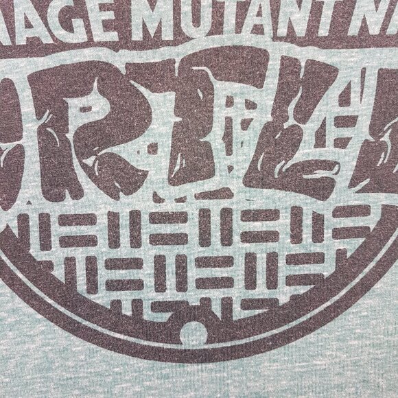 Vintage NICKLEODEON Teenage Mutant Ninja Turtles Tee Shirt Medium US M Green - Picture 5 of 10